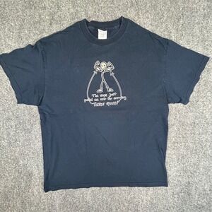 Tennessee River Mens Navy Blue Carrying These Guns Graphic T-Shirt Large